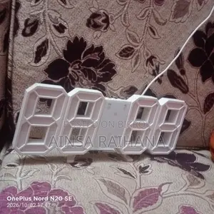 3d Led Digital Wall Clock
