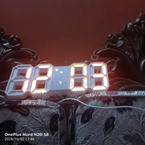 3d Led Digital Wall Clock