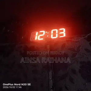 3d Led Digital Wall Clock