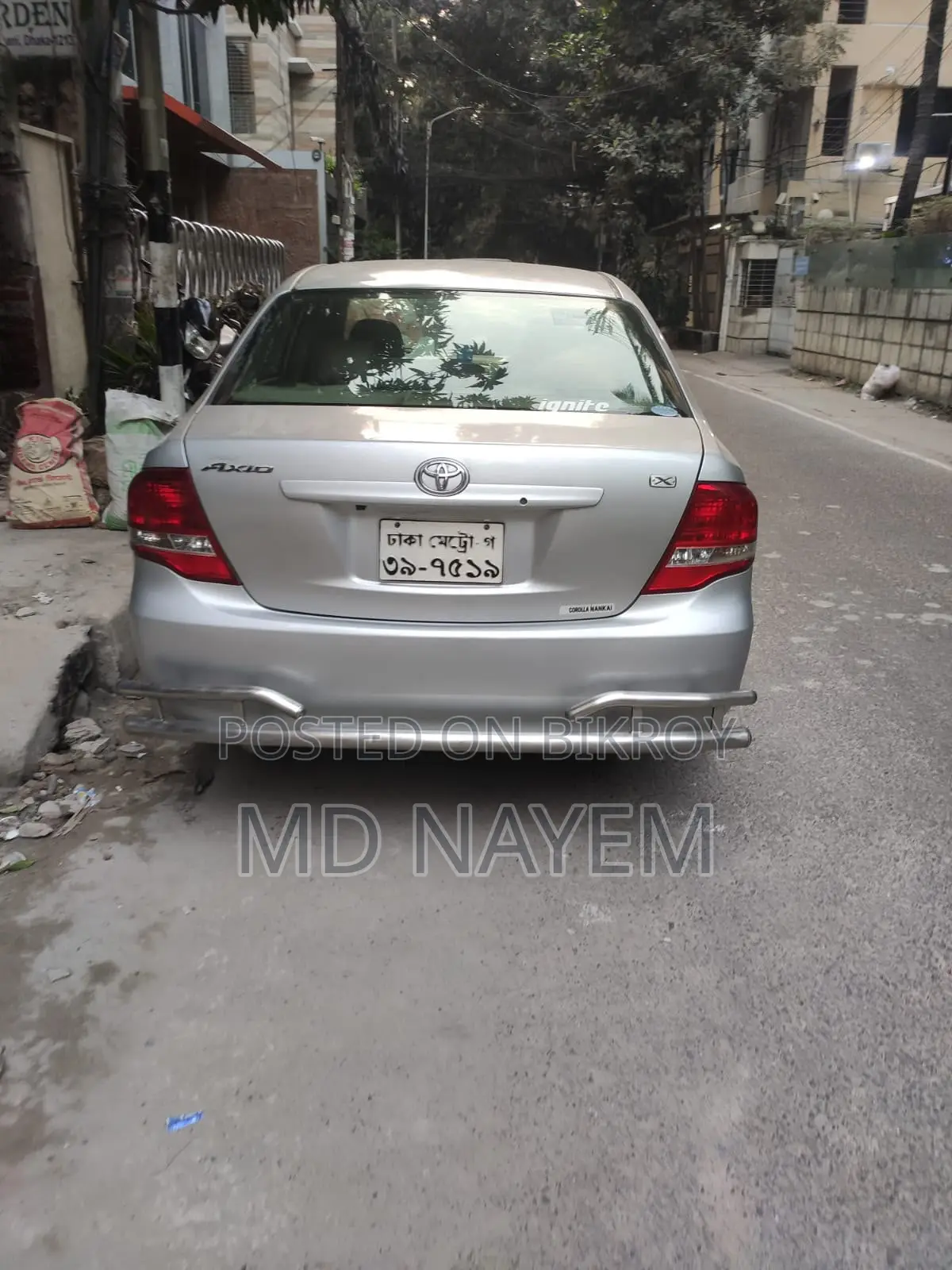 Toyota Axio 1.5 G 2WD 2011 Silver