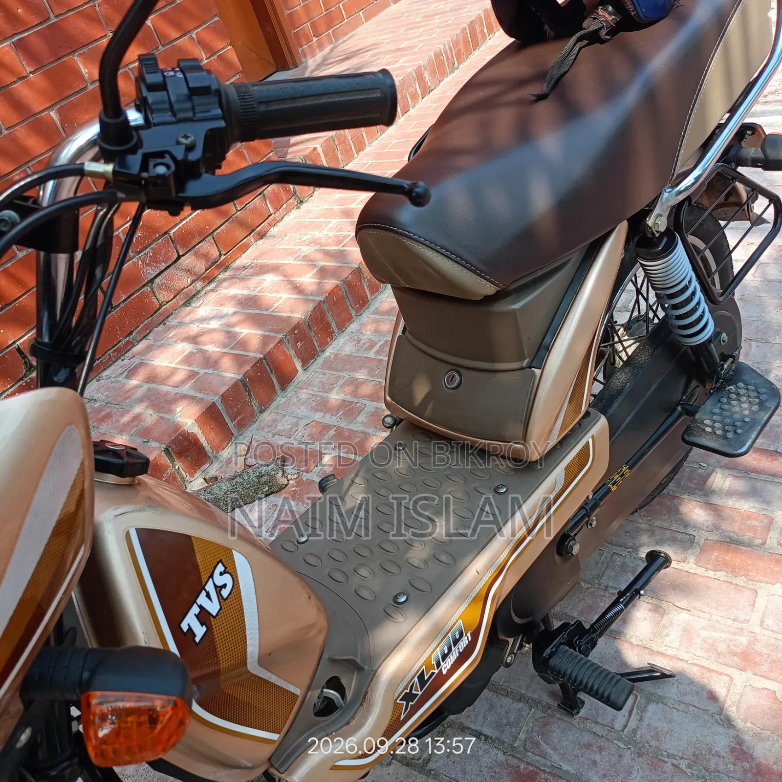 TVS XL 100 Comfort 2025 Brown
