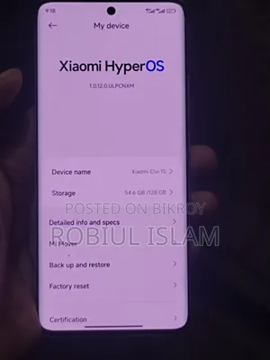 শাওমি সিভি ১এস ১২৮ জিবি