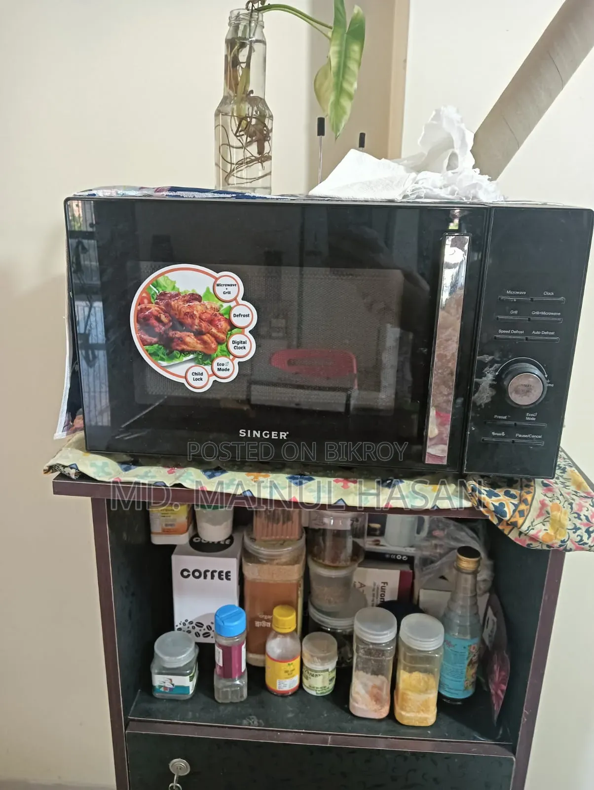 Microwave Oven With Rack Model SMW25GCHLP