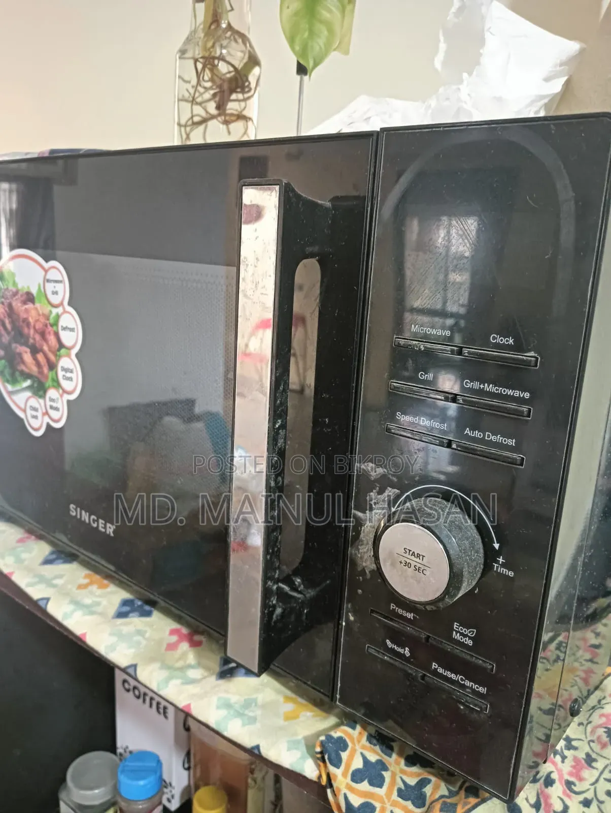 Microwave Oven With Rack Model SMW25GCHLP