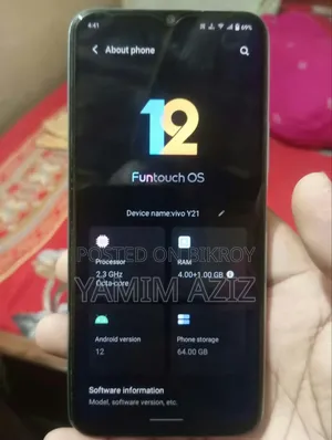 Vivo Y21 64 GB Gray