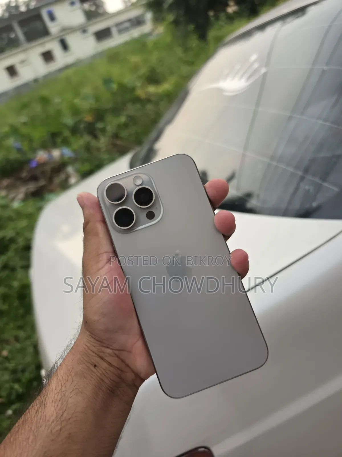 অ্যাপল আইফোন ১৫ প্রো ম্যাক্স ২৫৬ জিবি সিলভার