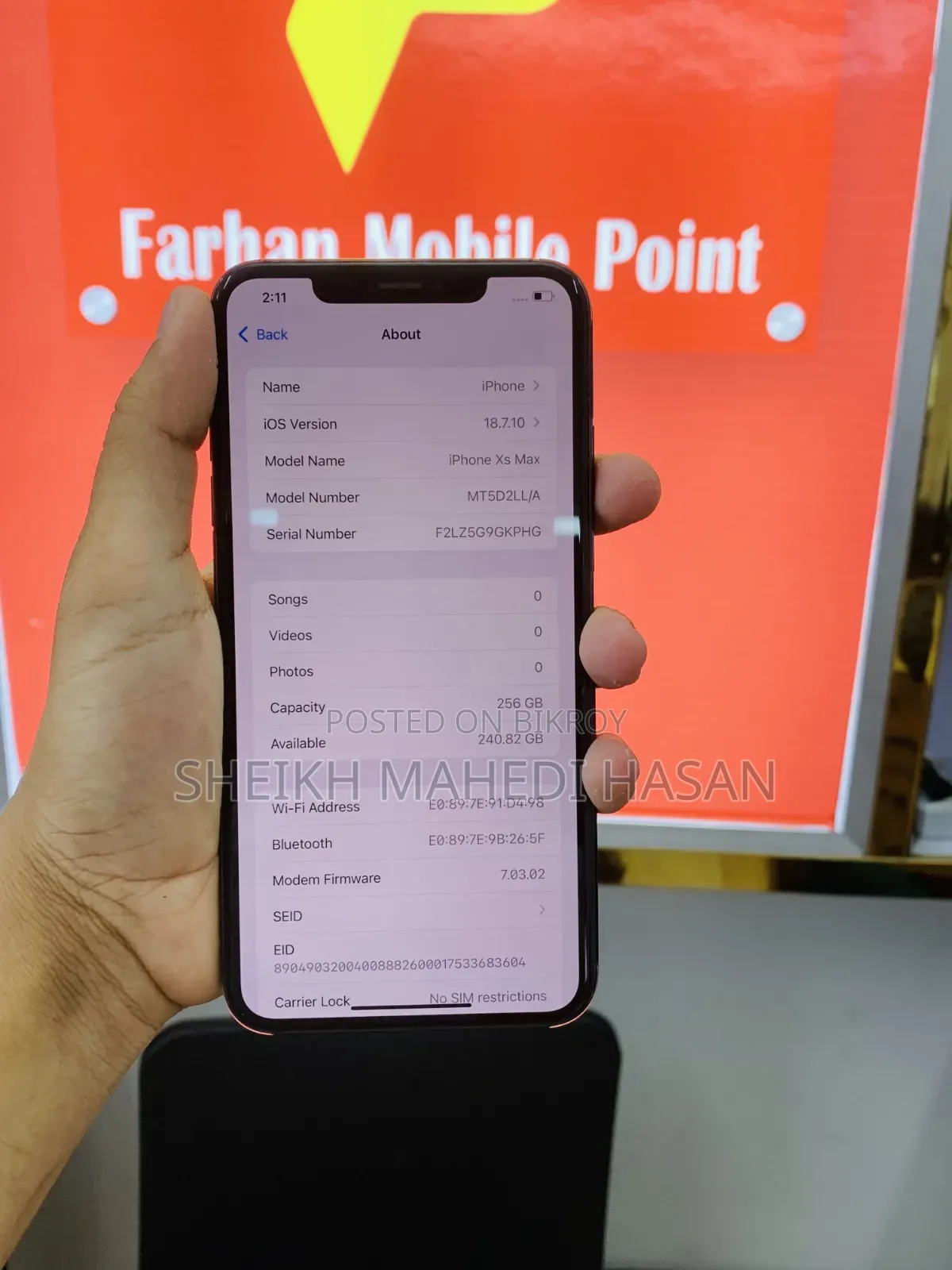 Apple iPhone XS Max 256 GB Black
