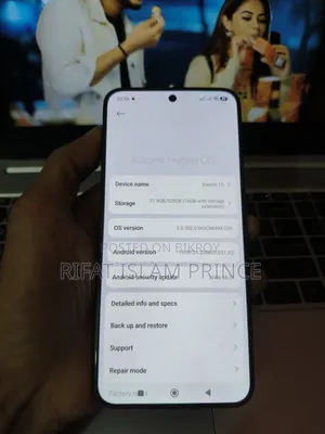 শাওমি ১৫ ৫১২ জিবি ব্ল্যাক