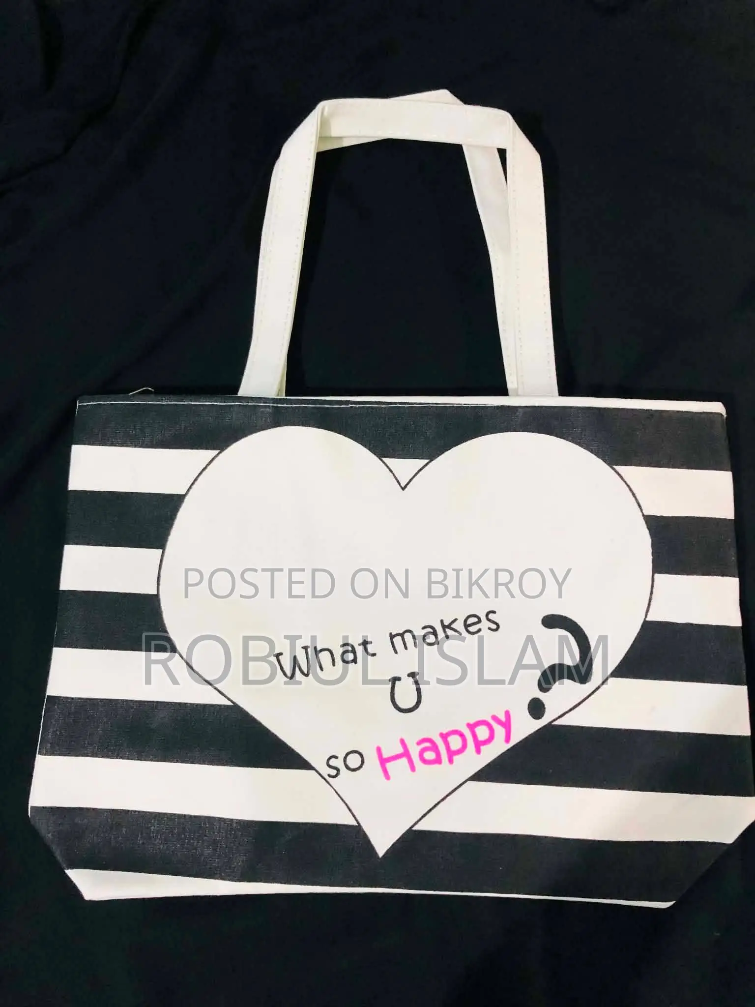 Stylish Paris Tote Bag | Large Shopping & Carry Bag
