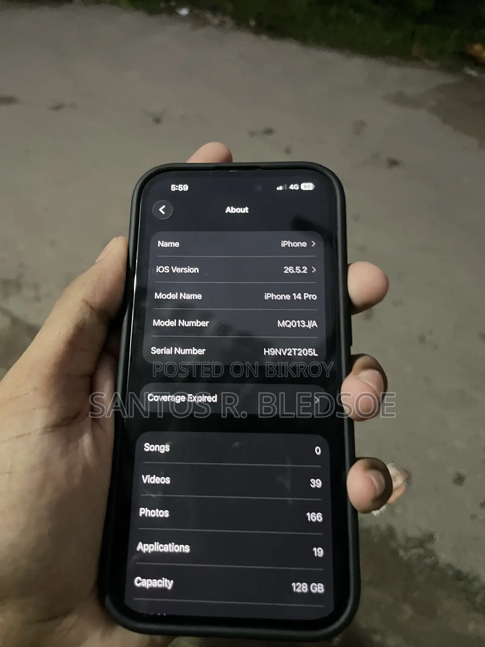 অ্যাপল আইফোন ১৪ প্রো ১২৮ জিবি সিলভার