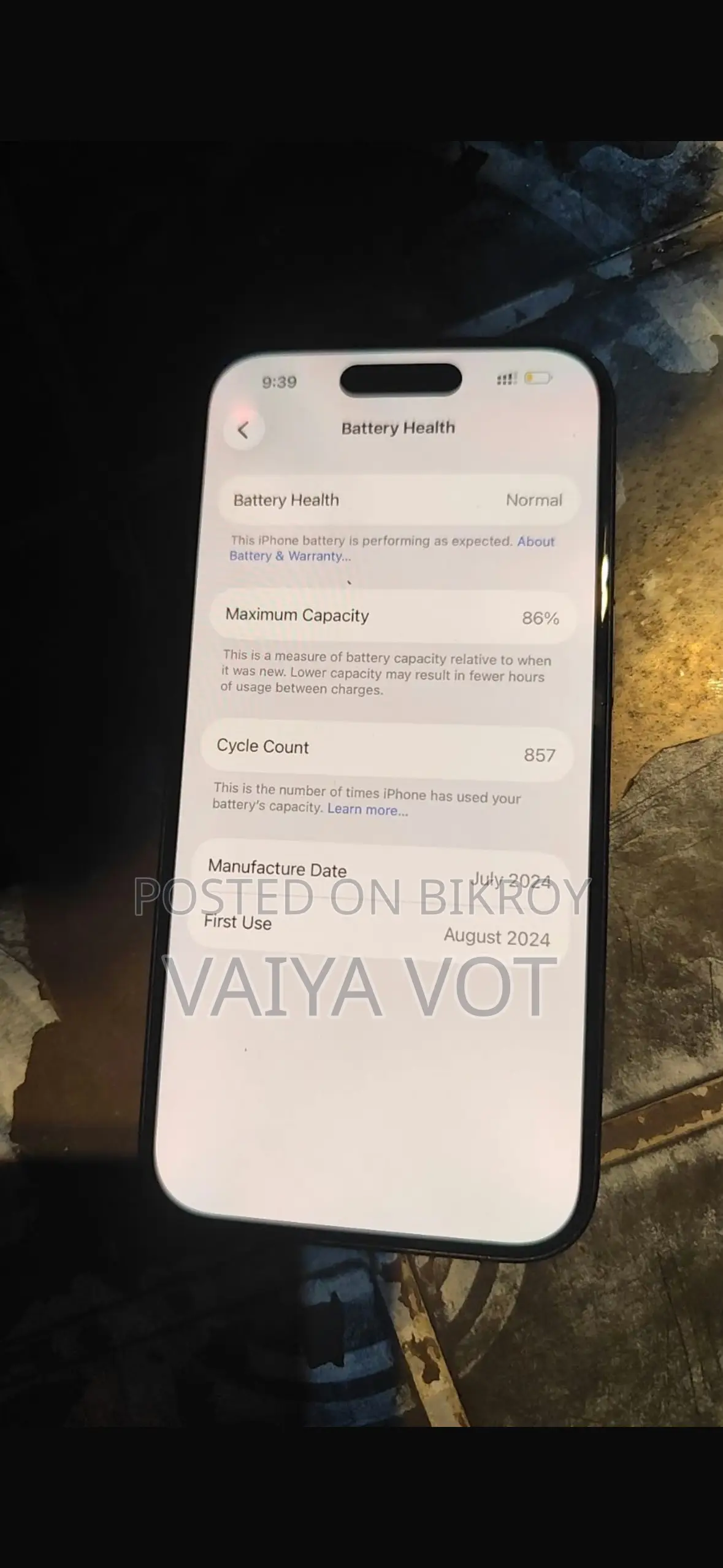 New Apple iPhone 15 128 GB Black