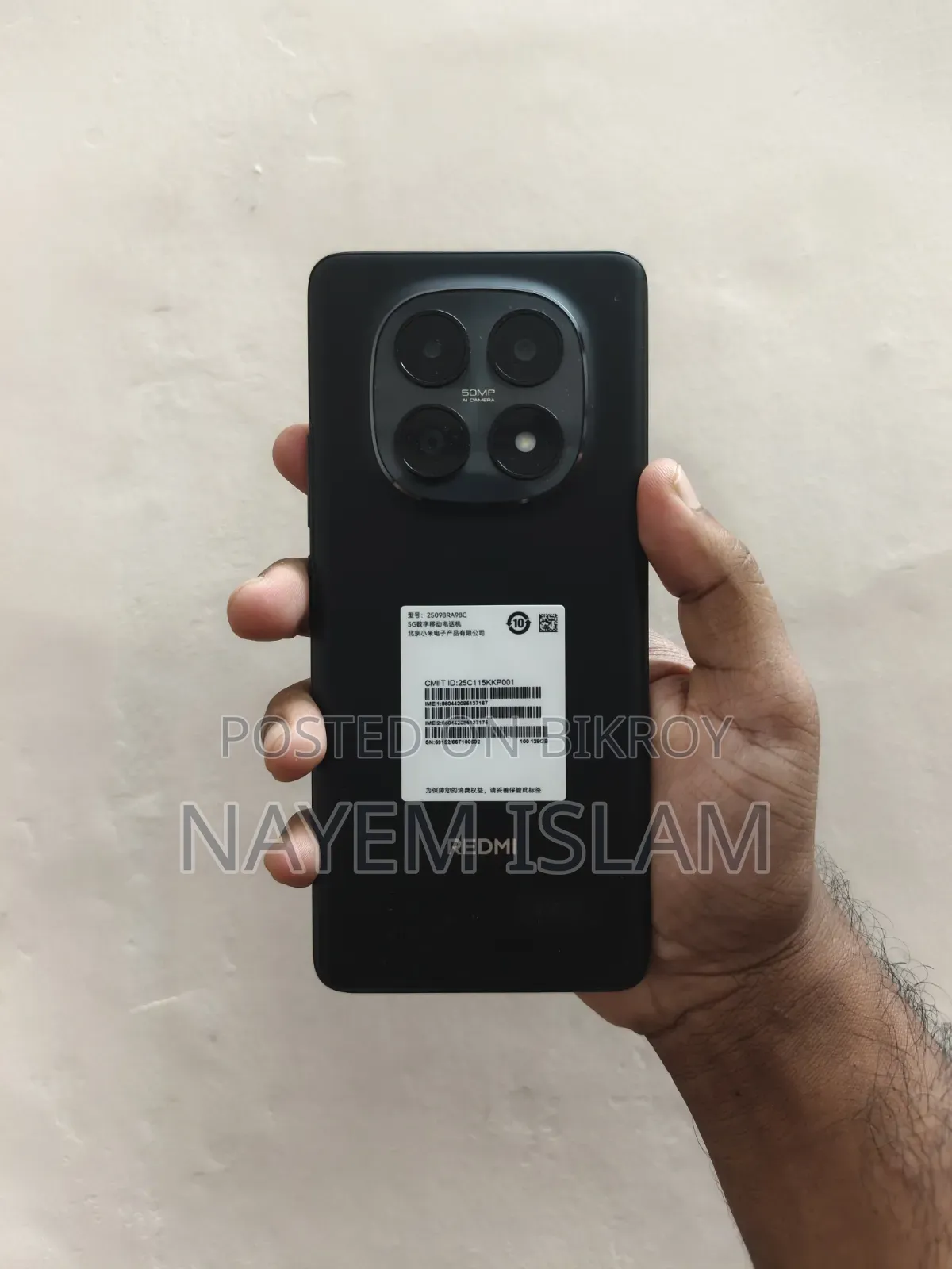 Xiaomi Redmi Note 15 128 GB Black