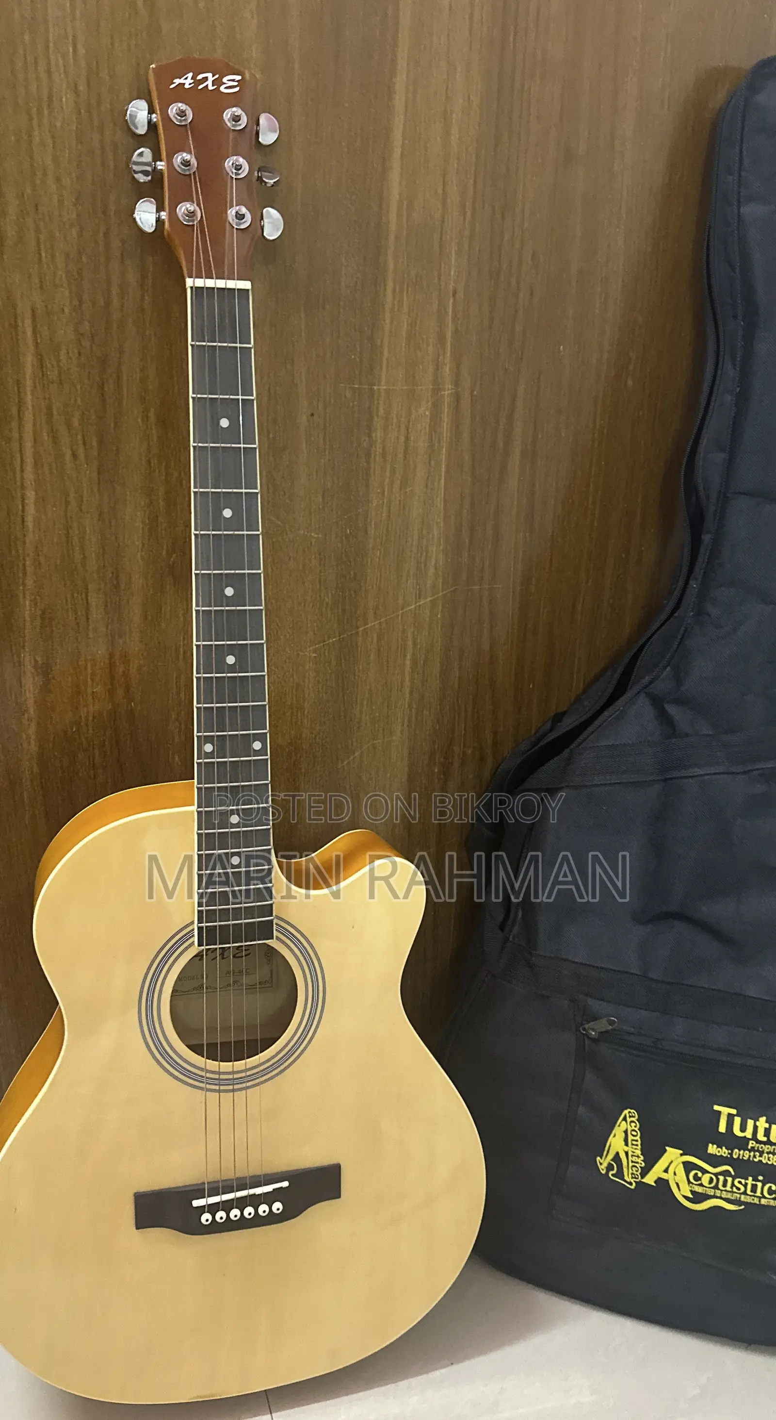 AXE AG-48C Acoustic Guitar Natural