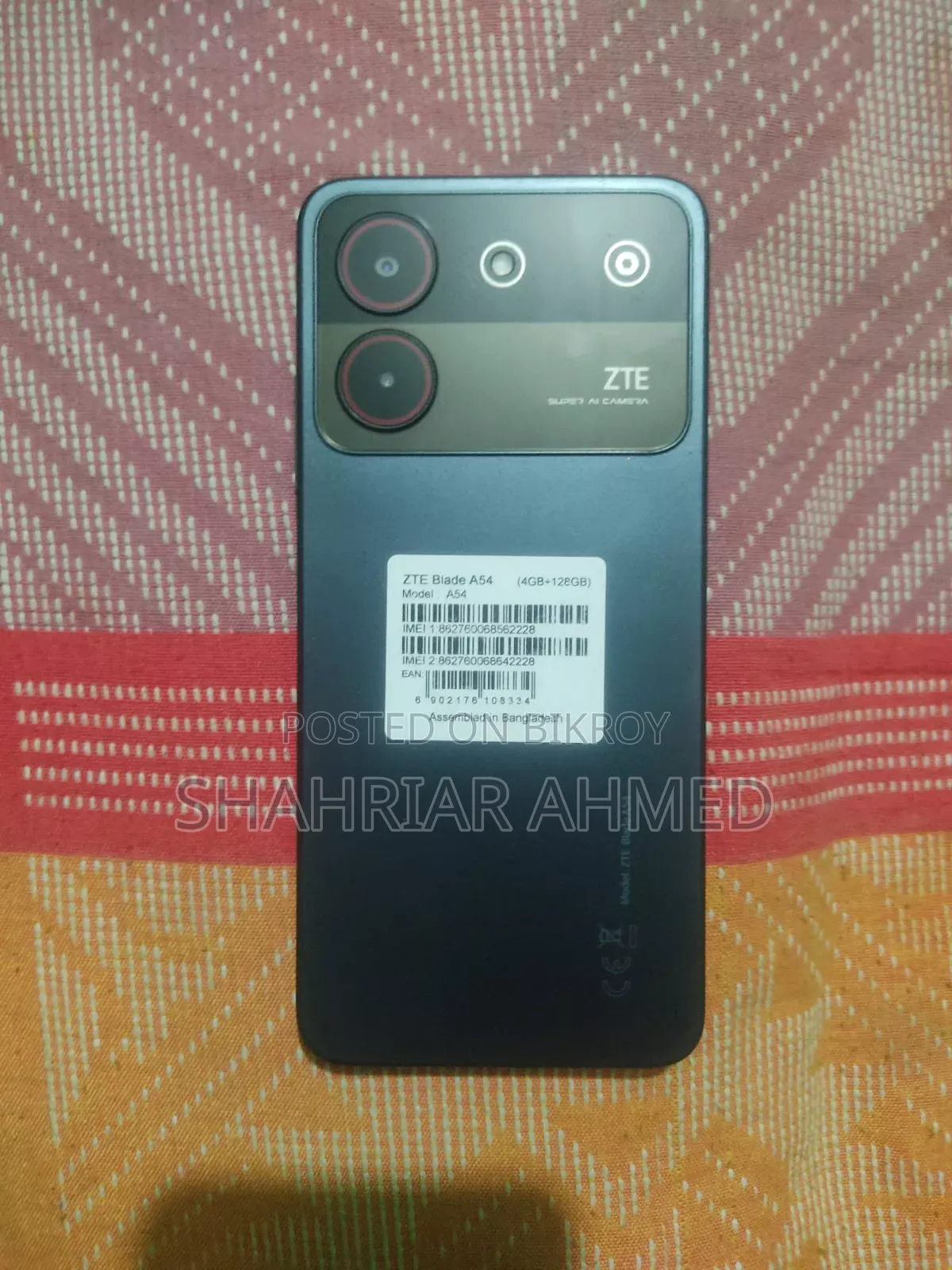 ZTE Blade A54 128 GB Black
