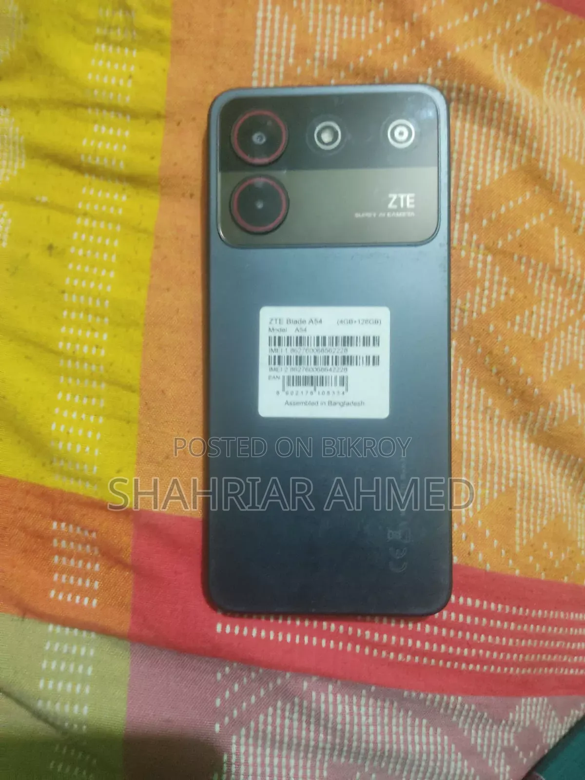 ZTE Blade A54 128 GB Black