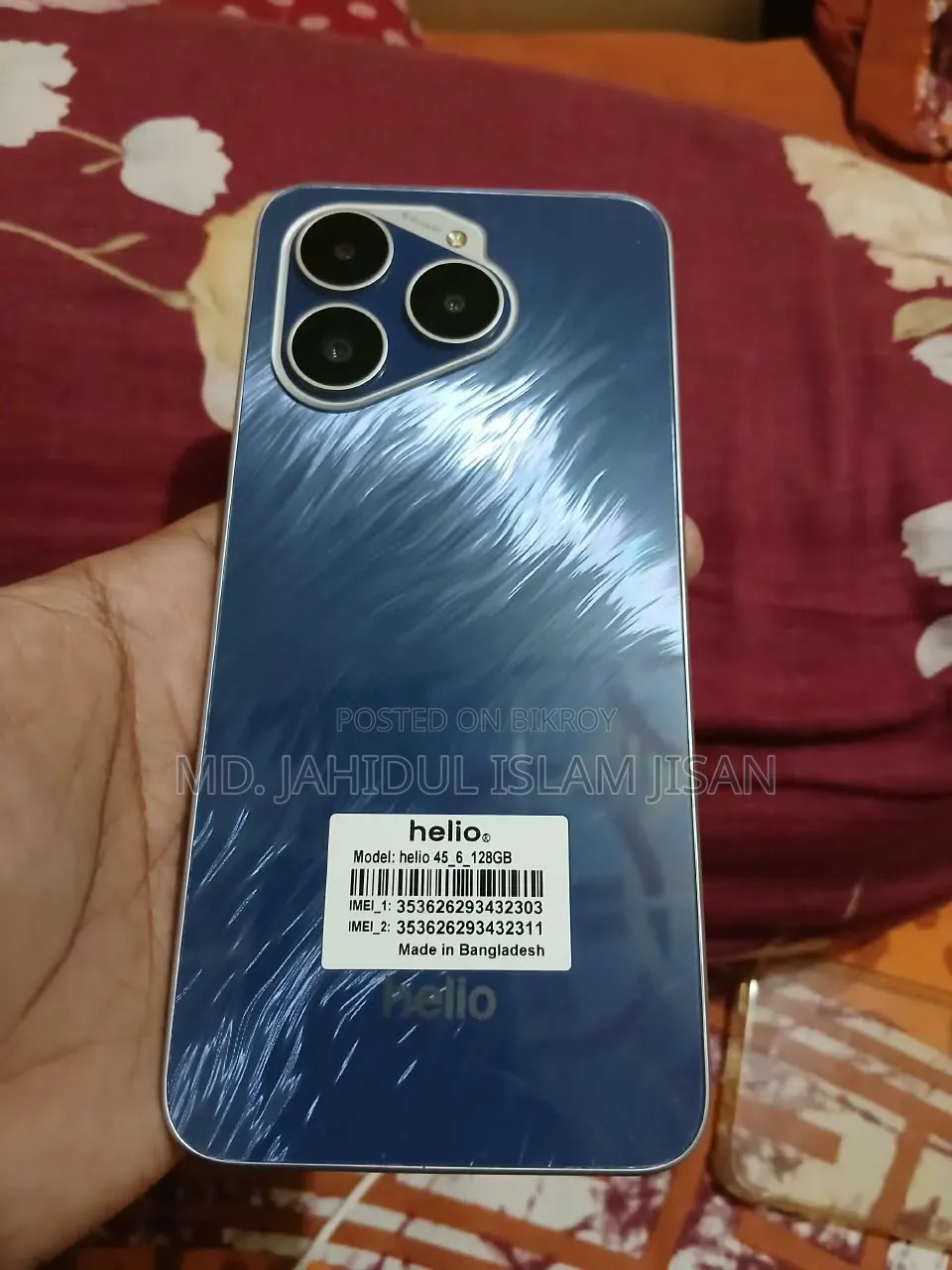 New Helio 45 128 GB Blue