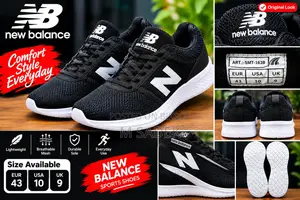 New Balance Black Sports Shoes – Size 43 | USA 10 | UK 9