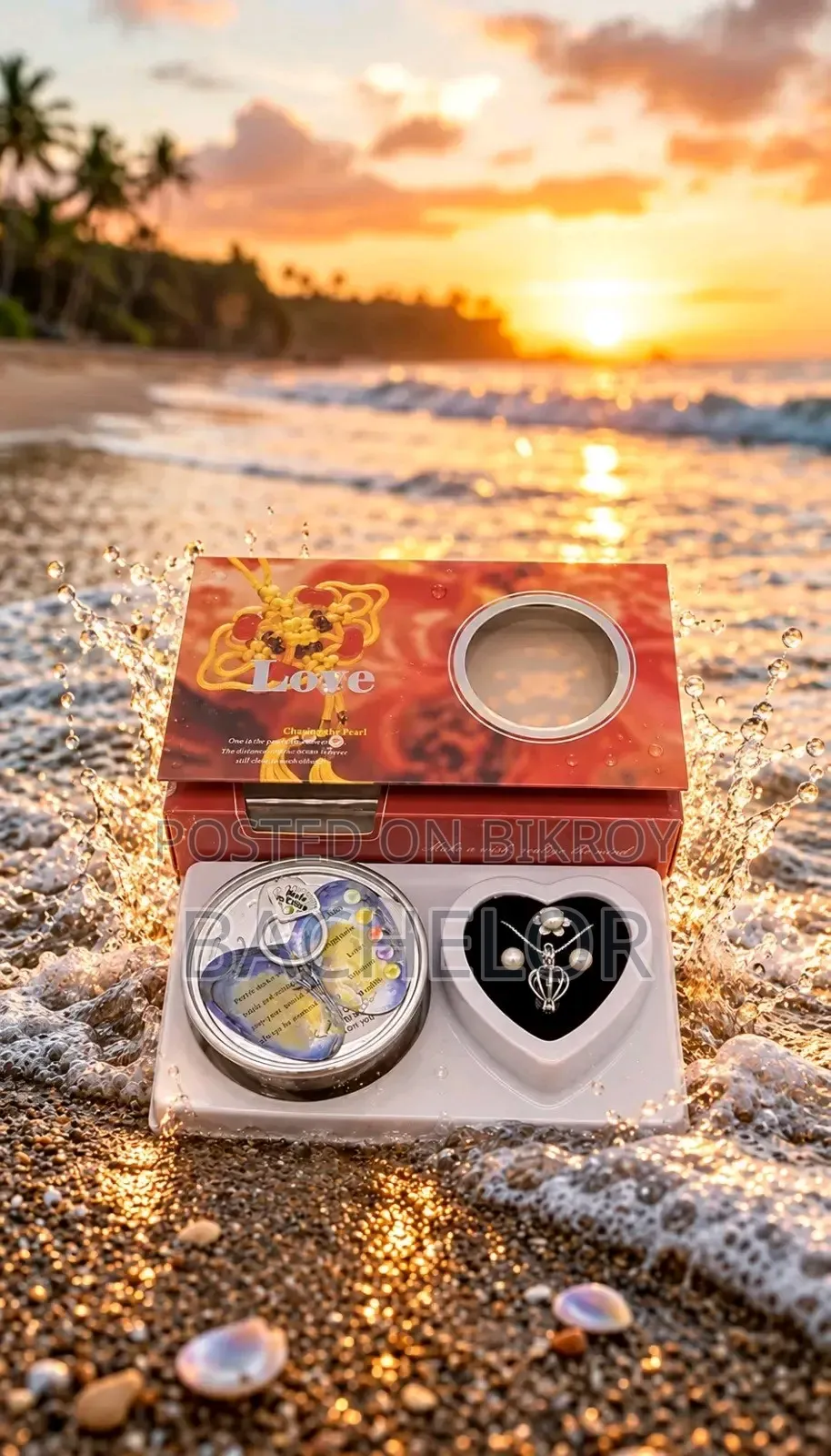 Love Pearl Kit With Pendant Necklace (Heart/Butterfly Design)