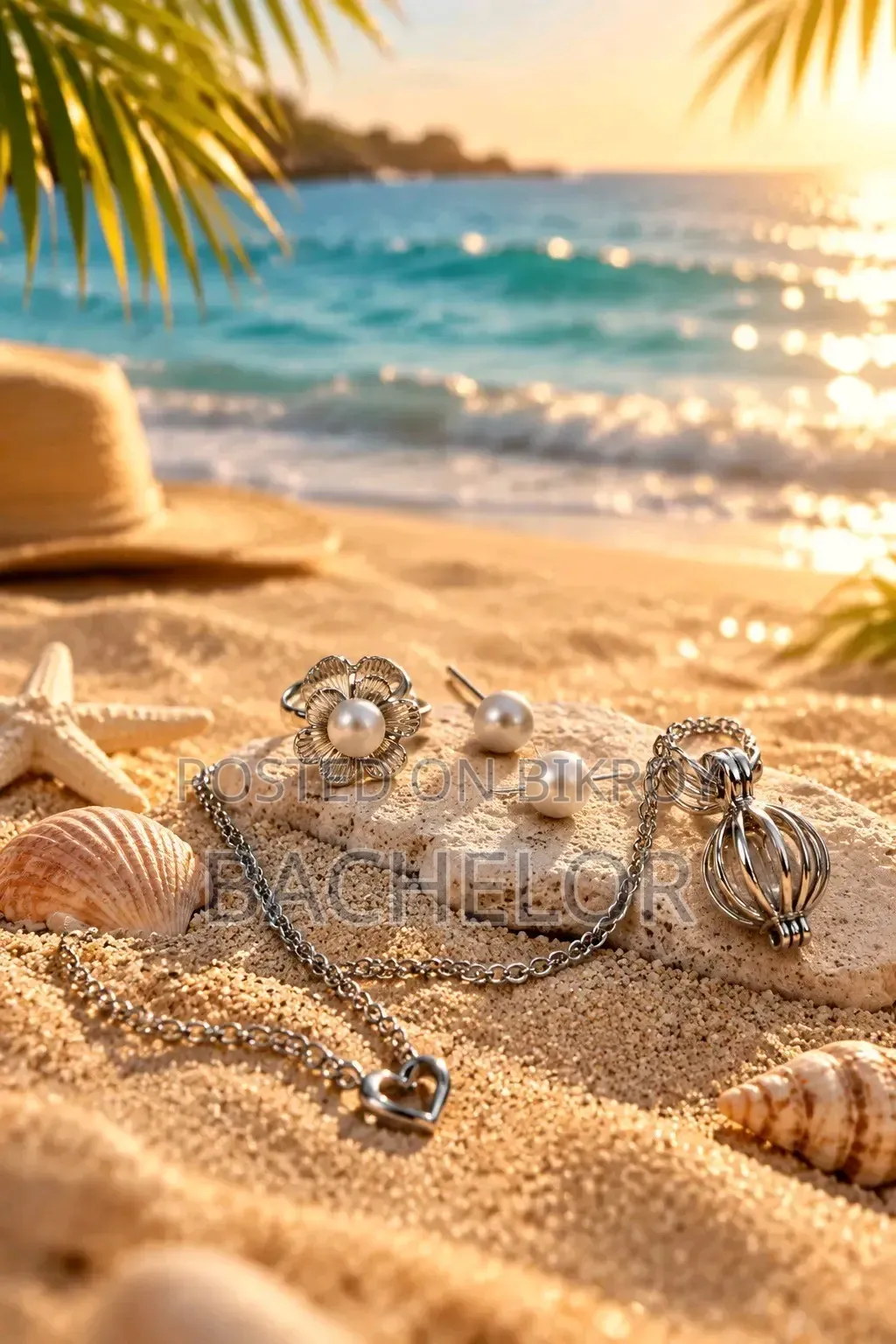 Love Pearl Kit With Pendant Necklace (Heart/Butterfly Design)