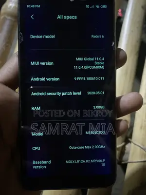 Xiaomi Redmi 6A 32 GB Black