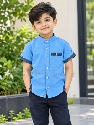 Boys Half Sleeve Cotton Shirt