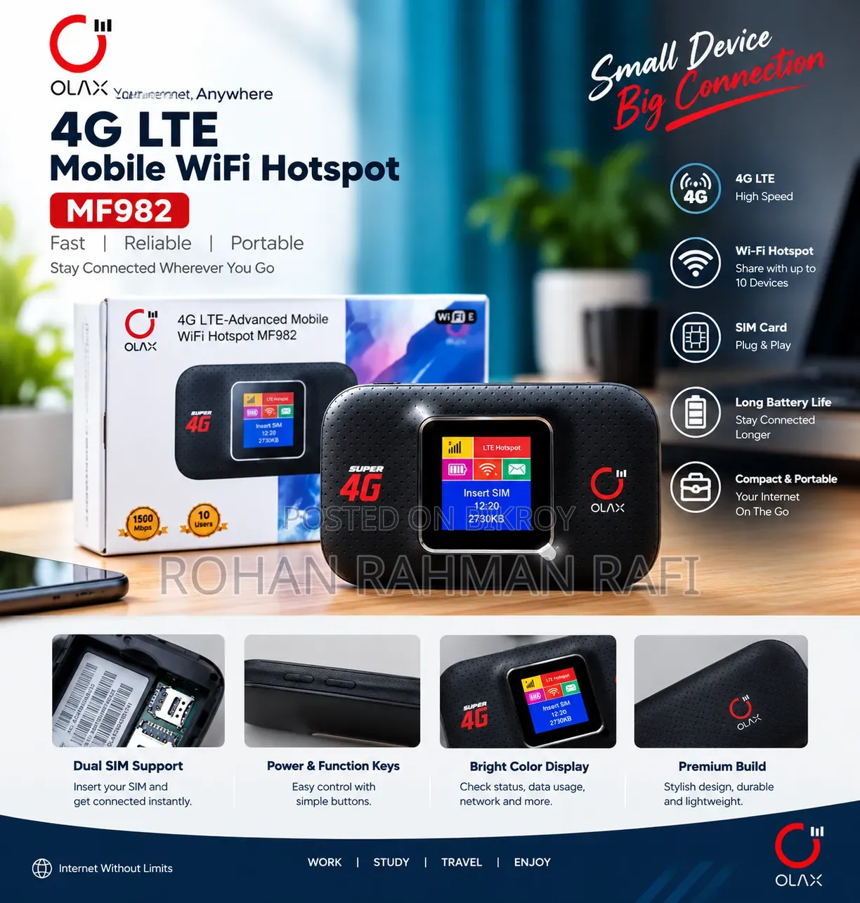 OLAX MF982 Pocket Router