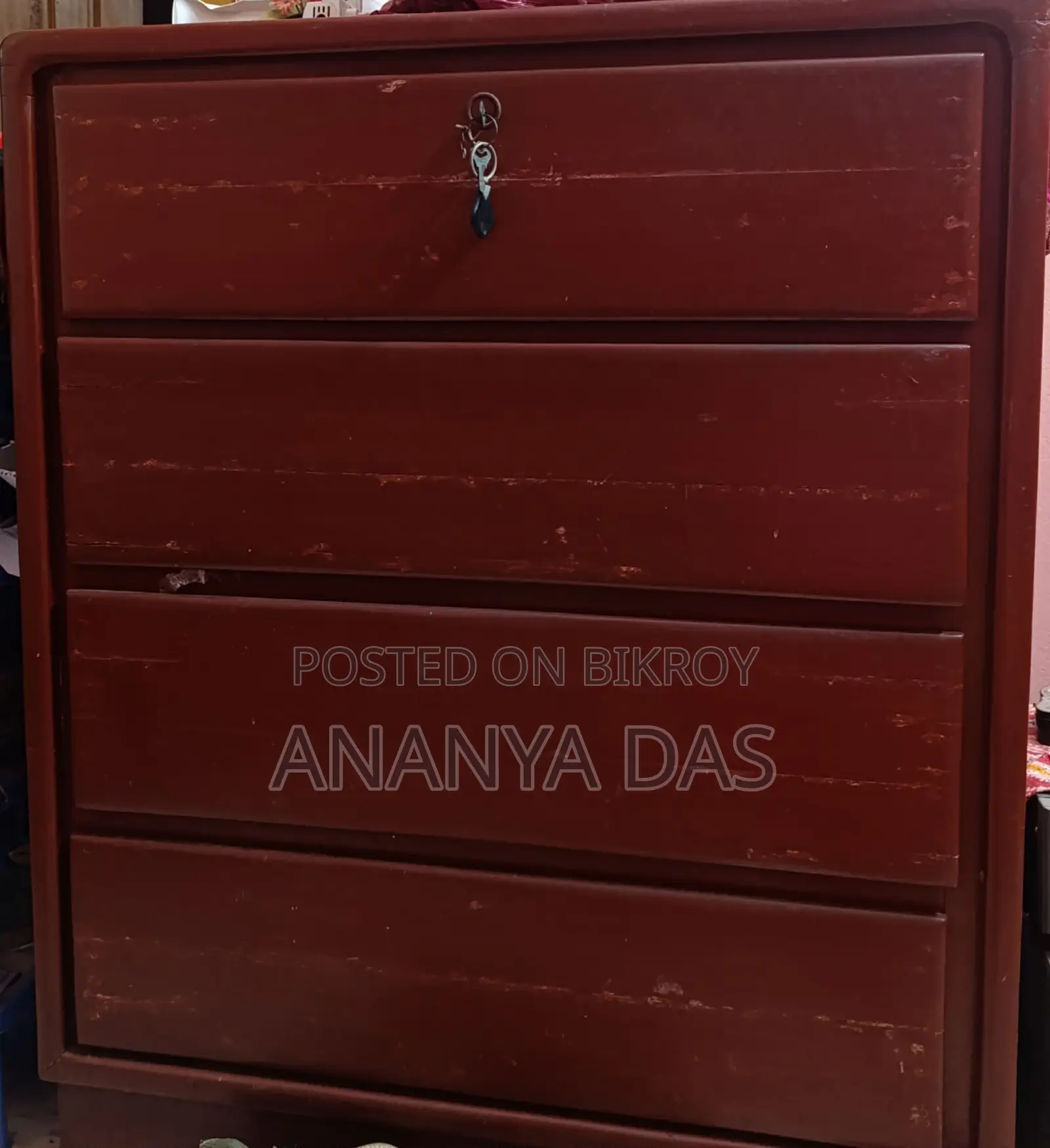 Solid Wood Closet Wardrobe – Excellent Condition
