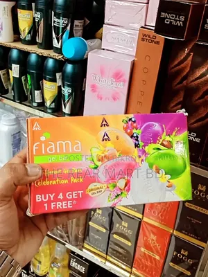 Fiama Gel Bar 125gm Buy 4 Get 1 Piece Absolutely FREE!!!!!