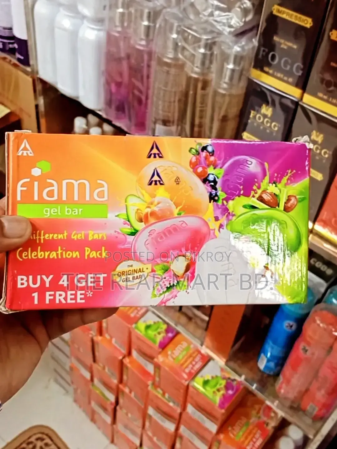 Fiama Gel Bar 125gm ৪ পিস কিনলেই পাচ্ছেন ১ পিস পুরাই FREE!!!!!