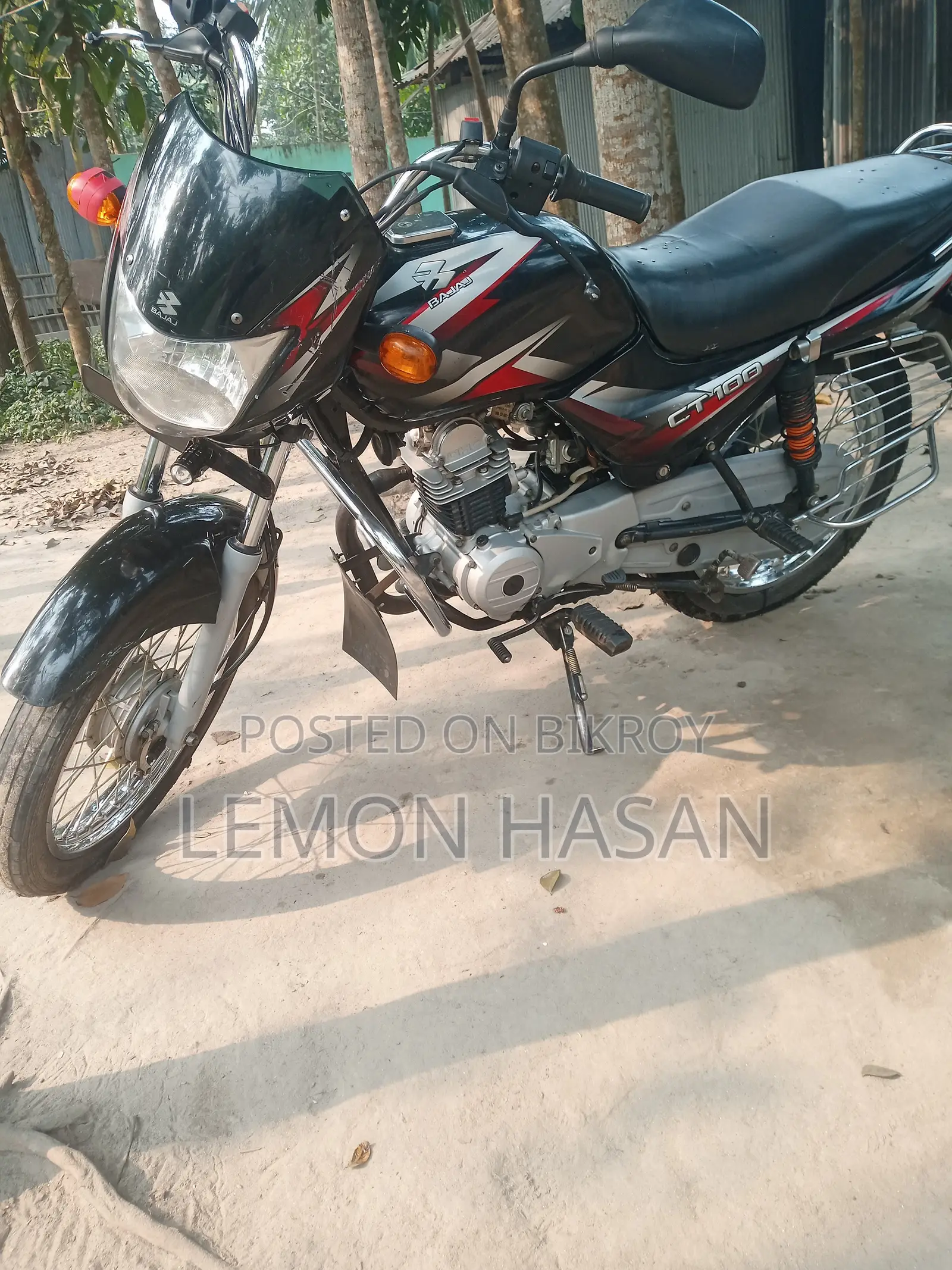 বাজাজ সিটি ১০০ ২০১৮ কালো