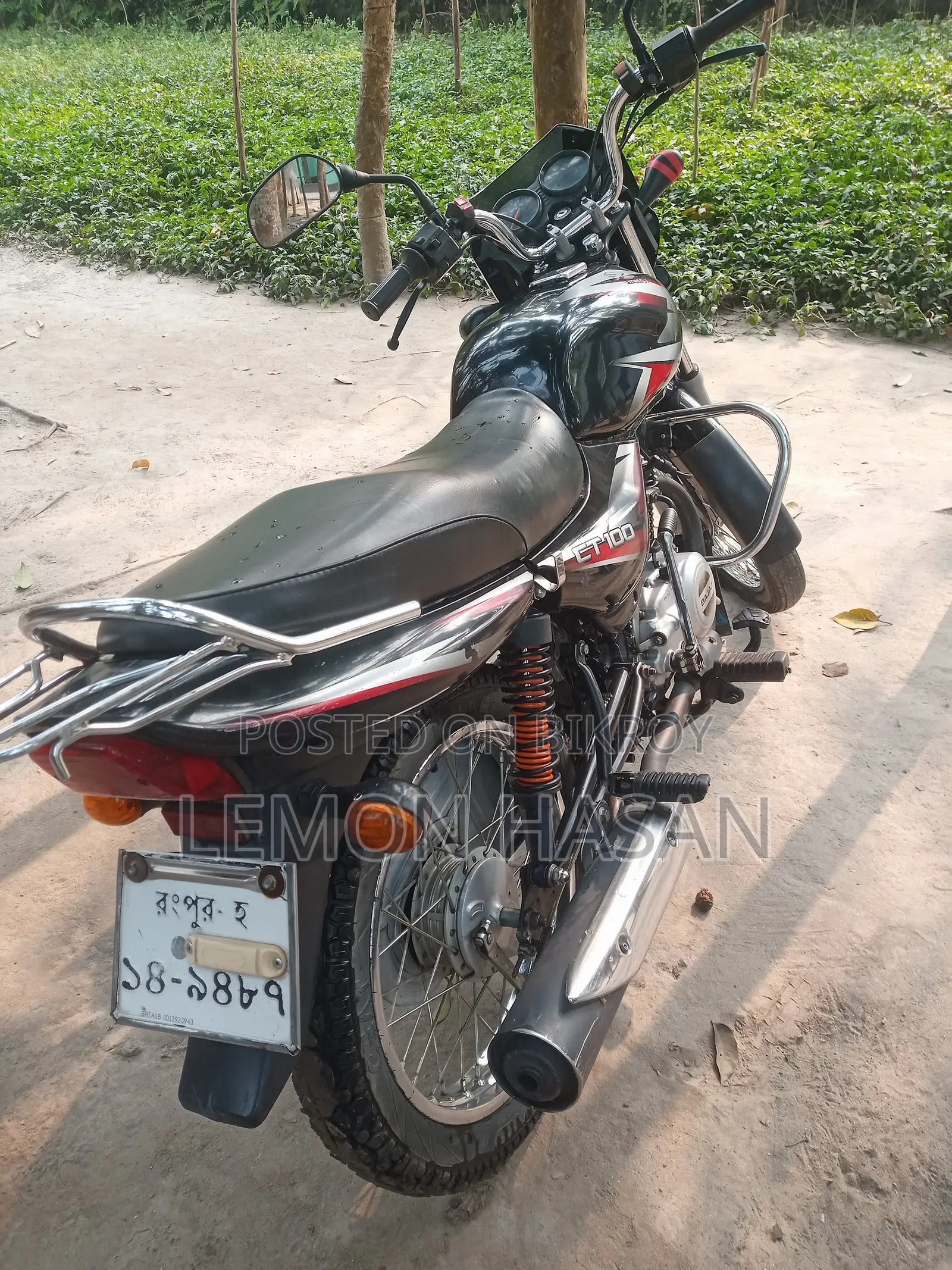 বাজাজ সিটি ১০০ ২০১৮ কালো
