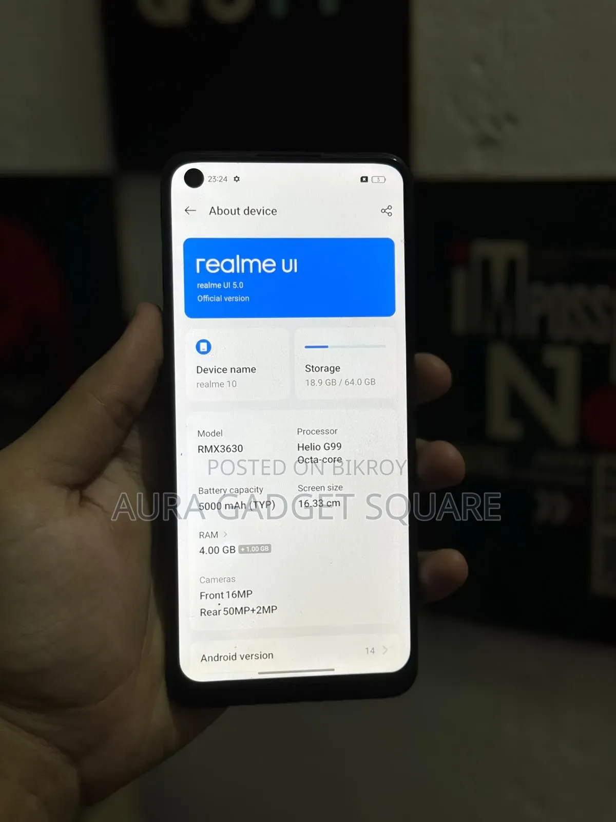 Realme 10 64 GB Blue