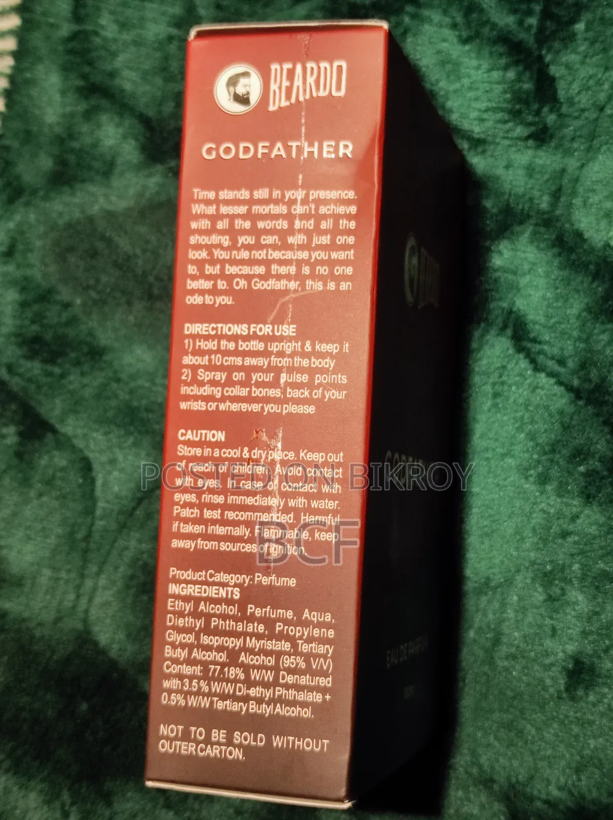 Beardo Godfather Eau De Parfum - 100ml (Original Imported)