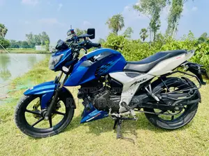 TVS Apache 160 4V 2019 Blue