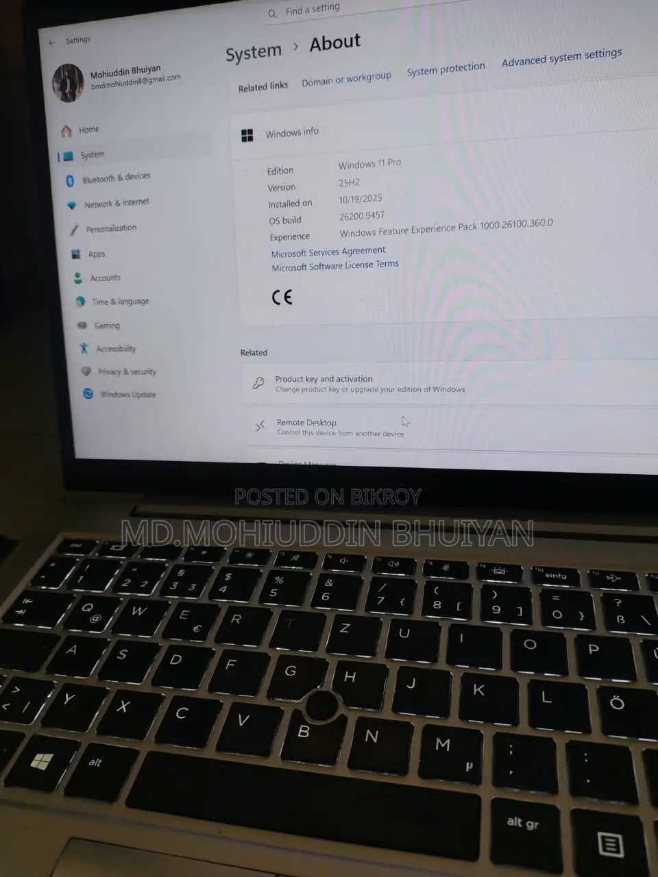 Laptop HP EliteBook 830 G7 16GB Intel Core i5 SSD 512GB