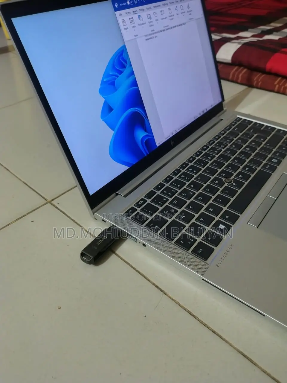 Laptop HP EliteBook 830 G7 16GB Intel Core i5 SSD 512GB