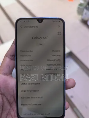 Samsung Galaxy A40 64 GB Blue