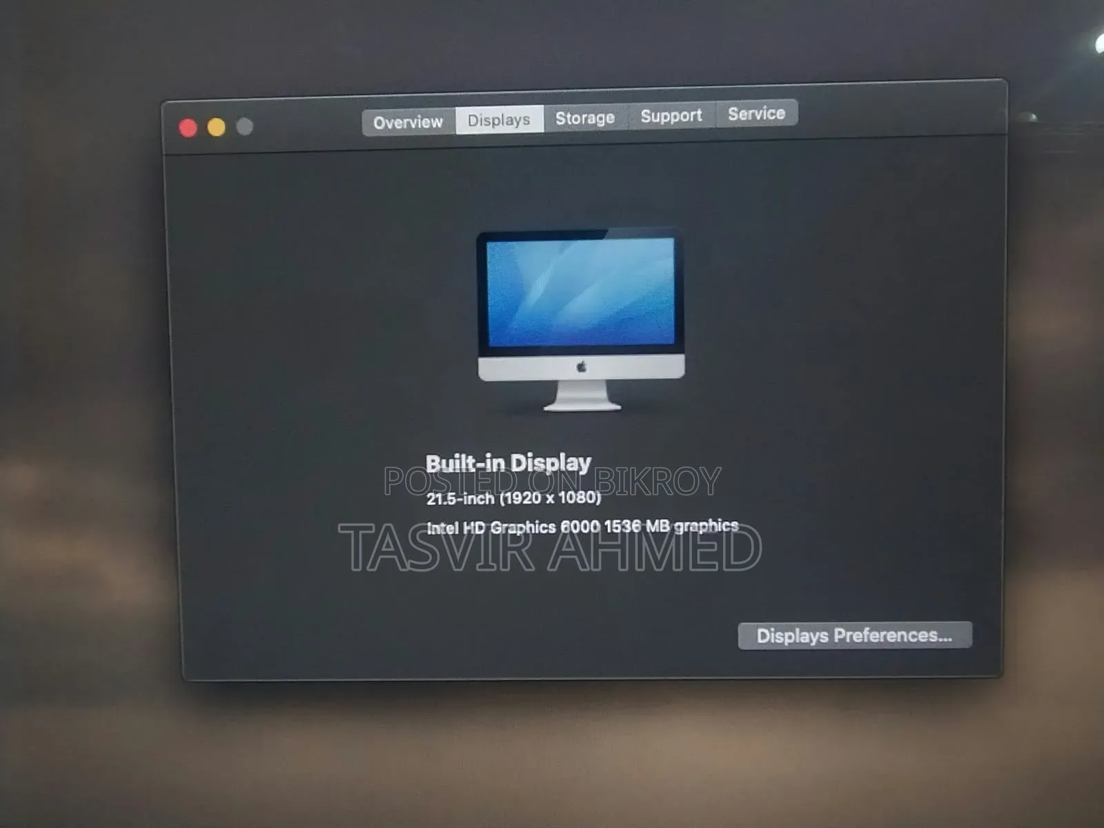 Desktop Computer Apple 8GB Intel Core i5 SSD 1T