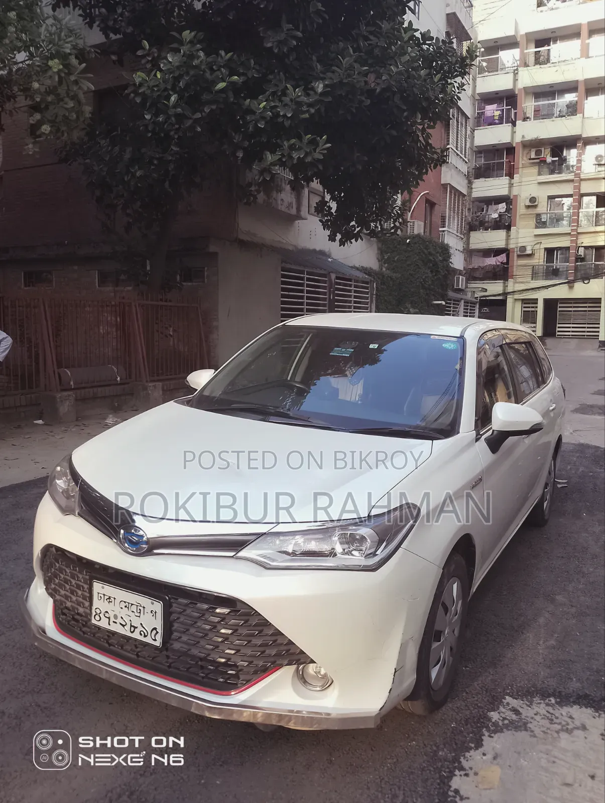 Toyota Corolla Fielder 1.5 Hybrid FWD 2016 Pearl