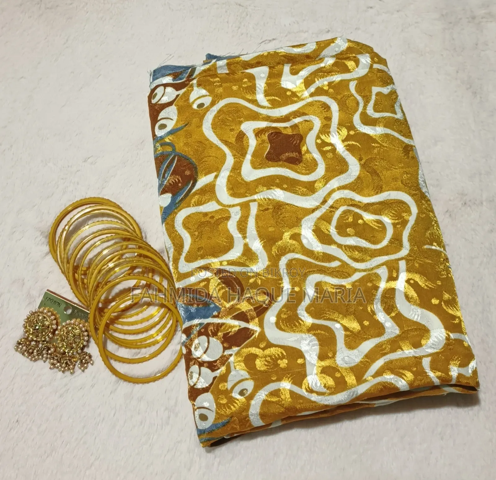 সিল্ক অ্যান্ড জর্জেট শাড়ি