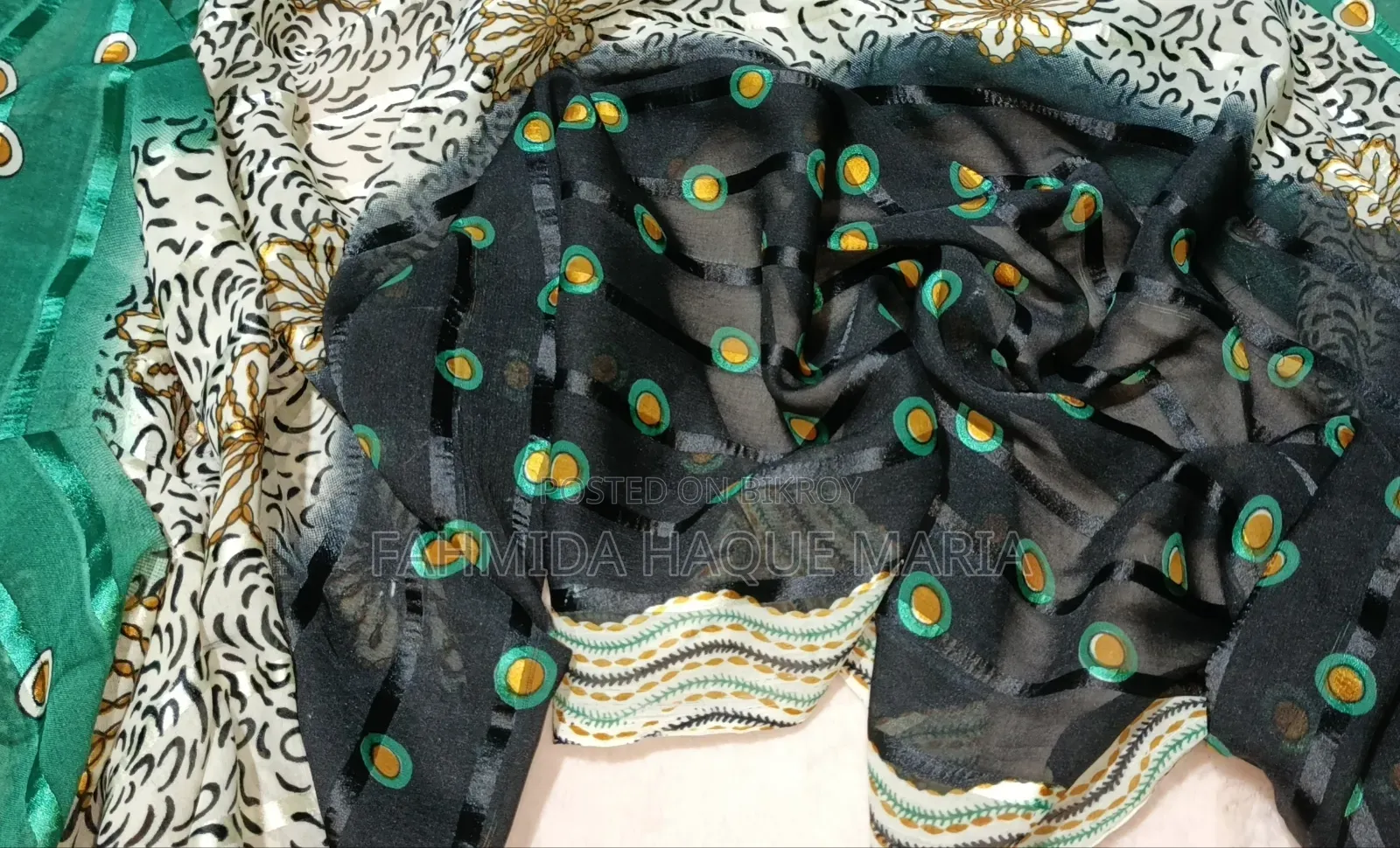 সিল্ক অ্যান্ড জর্জেট শাড়ি