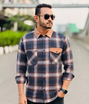 প্রিমিয়াম কটন ডাবল পকেট শার্ট