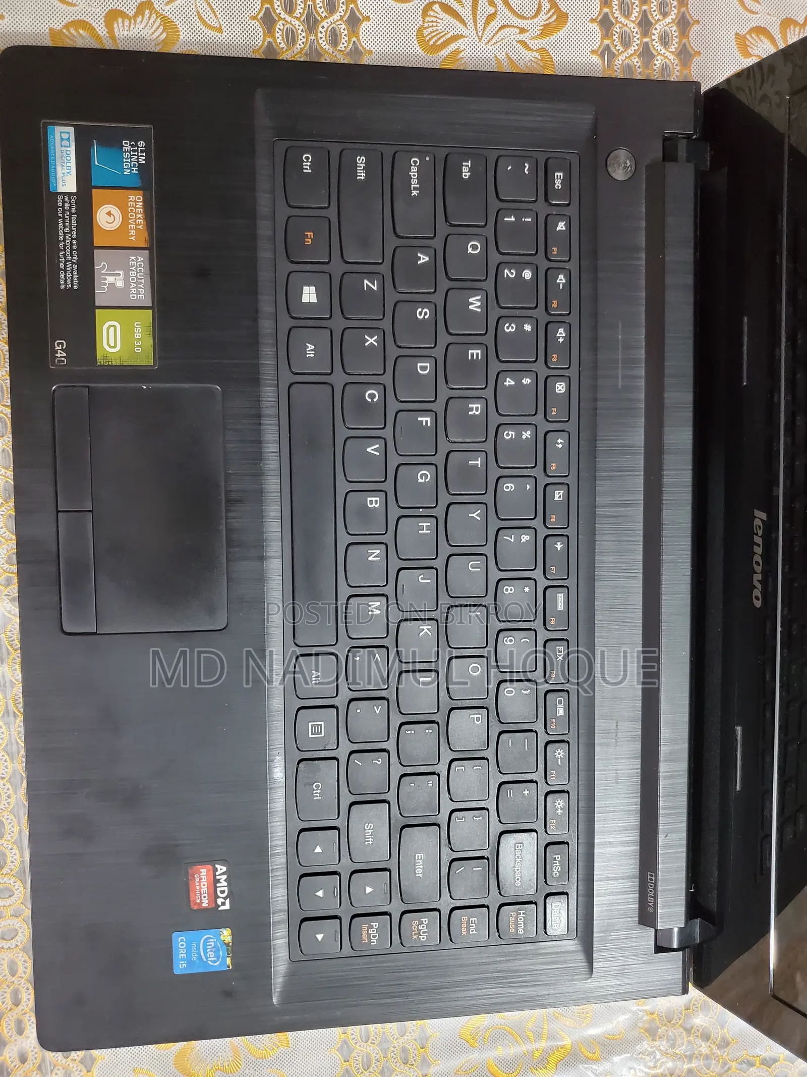 Laptop Lenovo G40 8GB Intel Core i5 HDD 500GB