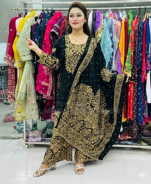 🔥 Online Viral Gharara Three-Piece Collection!! 😍