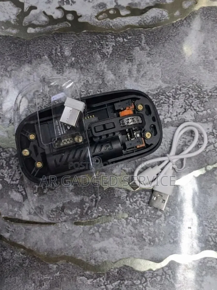 ট্রান্সপারেন্ট ডুয়াল-মোড ওয়ারলেস মাউস (ব্লুটুথ + ২.৪জি)