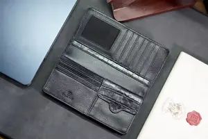 Elano Compact Black Long Wallet