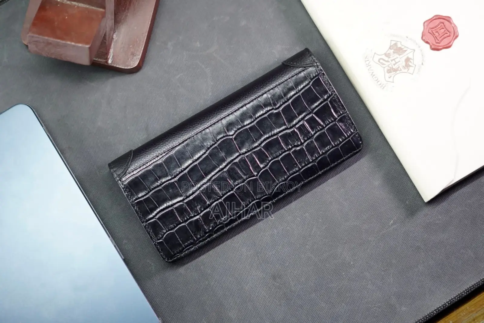 Elano Compact Black Long Wallet