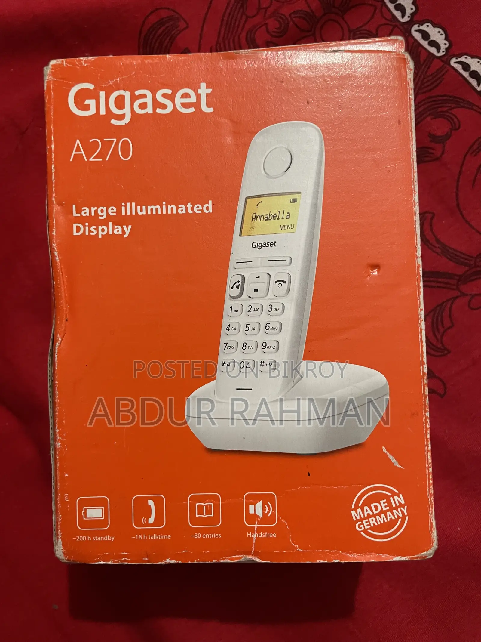 নতুন মোবাইল ফোন ৮ জিবি সাদা