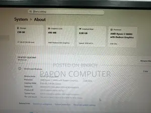 Desktop Computer 8GB AMD Ryzen 5 SSD 256GB