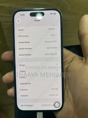Apple iPhone 14 Pro 256 GB Black